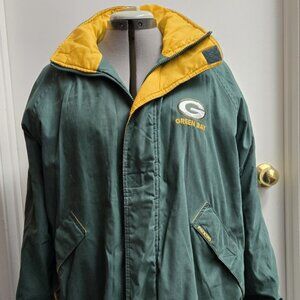 Vintage Green Bay Packers GIII Carl Banks Softshell Jacket Size Large Green